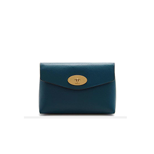 [스페셜오더]MULBERRY-RL5077 멀버리 딥 씨 그레인 송아지 가죽 스몰 화장품 파우치