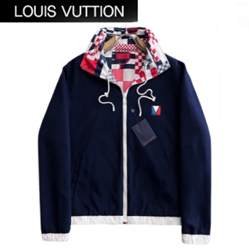 LOUIS VUITTON-021910 루이비통 네이비 코튼 양면 재킷 남성용