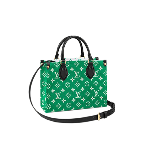 [스페셜오더]LOUIS VUITTON-M46216 루이비통 그린 모노그램 자카드 벨벳 온더고 PM