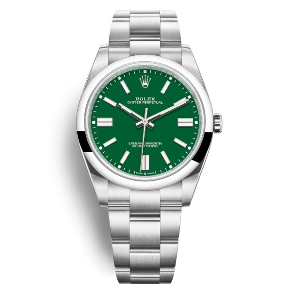 [스페셜오더][CLEAN]롤렉스 Oyster Perpetual 그린 904L SS 41mm 1:1 Best Edition-124300-0005