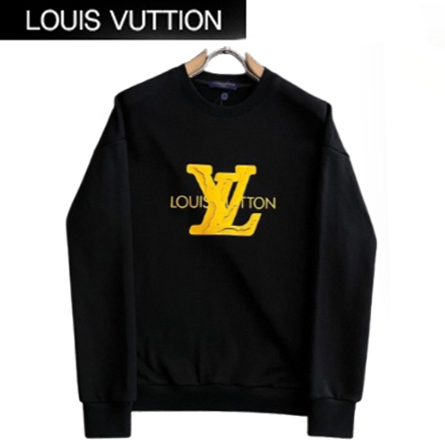 LOUIS VUITTON-022211 루이비통 블랙 LV 시그니처 장식 스웨트셔츠 남성용