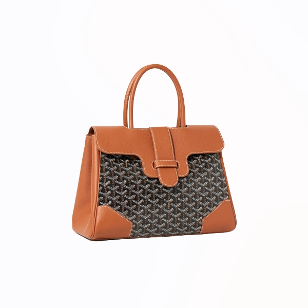 [스페셜오더]GOYARD-고야드 블랙/탄 사이공 카바스 토트백 34cm