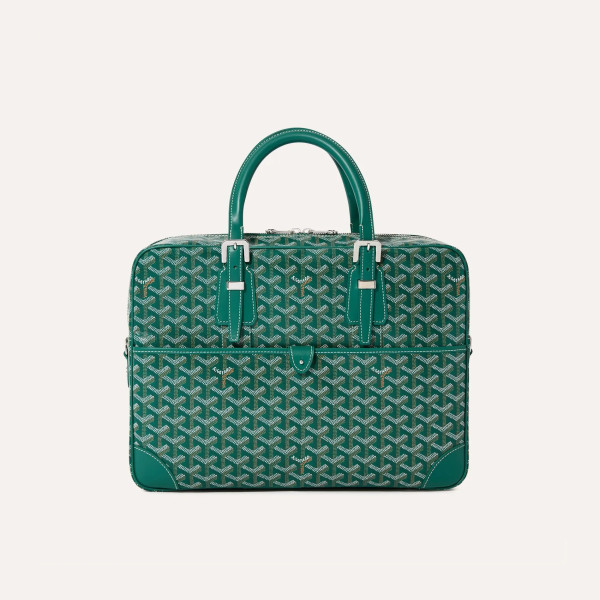 [스페셜오더]GOYARD-고야드 그린 암바사드 MM 서류 가방 38cm