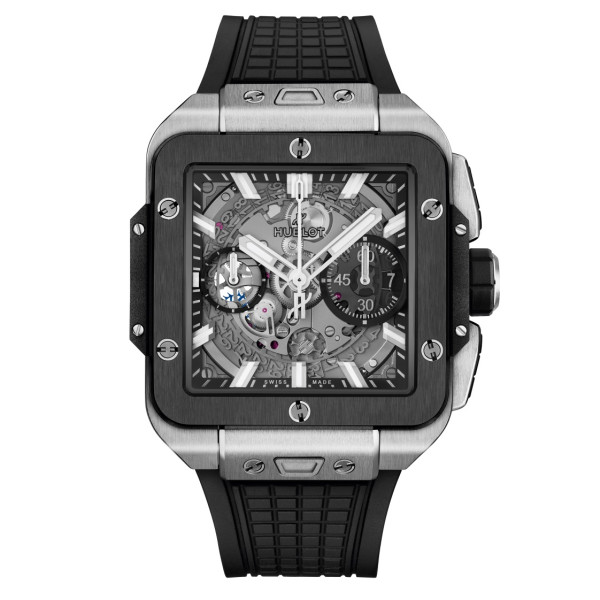 [스페셜오더][BBF]Hublot-스퀘어 뱅 유니코 티타늄 블랙 세라믹 42mm 1:1 Best Edition - 821.NM.0170.RX