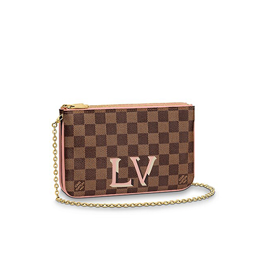 [스페셜오더]LOUIS VUITTON-N60254 루이비통 다미에 에벤 LV 시그니처 프린트 포쉐트 더블 지퍼