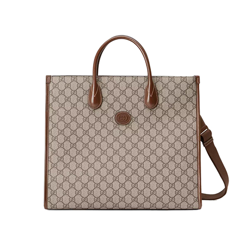 [스페셜오더]GUCCI-674148 8563 구찌 GG 수프림 인터로킹 G 미디엄 토트백