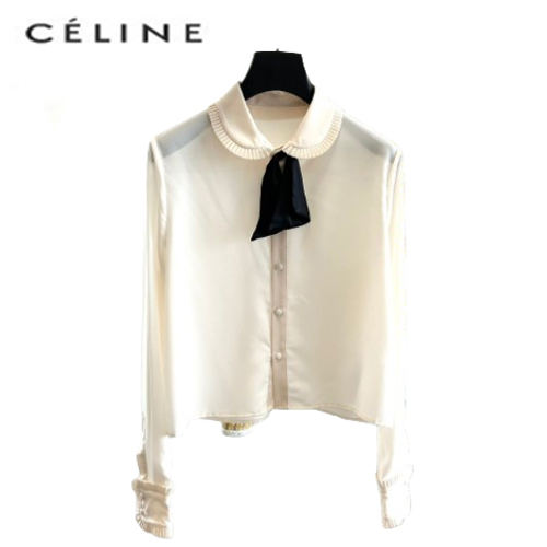 CELINE-091812 셀린느 아이보리 실크 셔츠 여성용