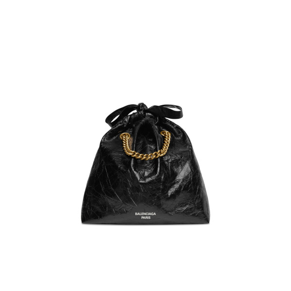 [스페셜오더]BALENCIAGA-742942 발렌시아가 블랙 CRUSH 스몰 토트백 24cm