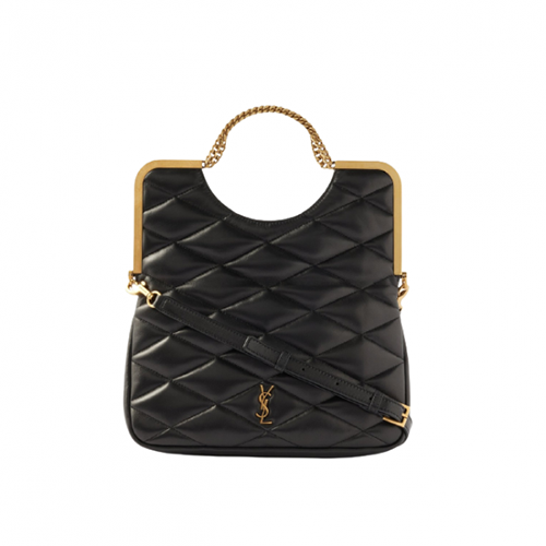 [스페셜오더]YSL-754001 생 로랑 블랙 다이아몬드 퀼팅 87 체인 클러치 백 26CM