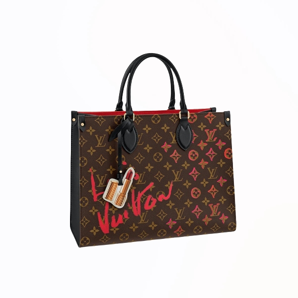 [스페셜오더]LOUIS VUITTON-M45888 루이비통 모노그램 립스틱 참 온더고 MM 토트백 35cm / China 리미티드 에디션