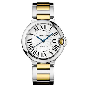 [스페셜오더]Cartier-W6920047 까르띠에 발롱 블루 드 오토매틱 옐로우 골드 스틸 브레이슬릿 워치 36mm