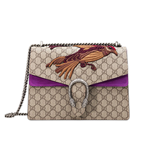 [스페셜오더]GUCCI-400235 8789 구찌 Dionysus GG 수프림 캔버스 새 자수 숄더백 