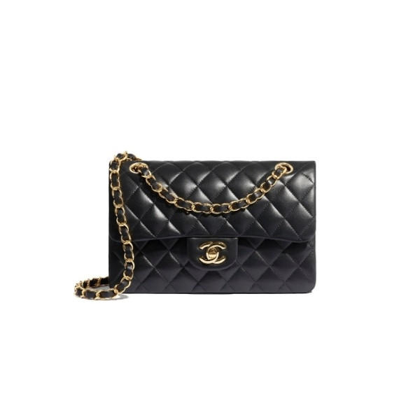 [스페셜오더]CHANEL-A01113 샤넬 블랙 램스킨 클래식 스몰 플랩 백 23cm Gold-Tone Metal