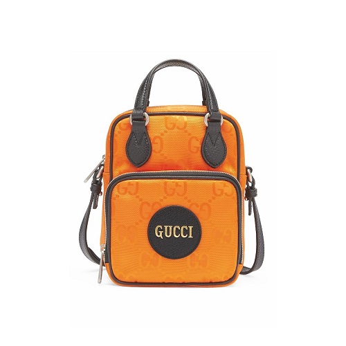 [스페셜오더]GUCCI-625850 7560 구찌 오렌지 GG 에코 나일론 오프 더 그리드 숄더백