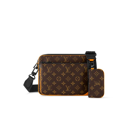 [스페셜오더]LOUIS VUITTON-M46694 루이비통 사프란 모노그램 마카사르 트리오 메신저