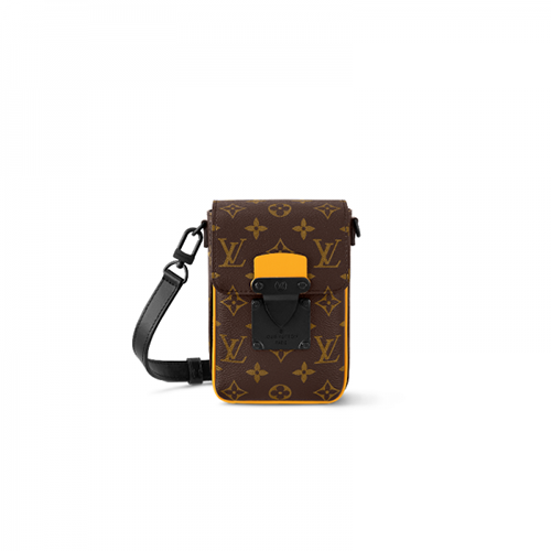 [스페셜오더]LOUIS VUITTON-M82535 루이비통 사프란 모노그램 마카사르 S락 버티컬 웨어러블 월릿