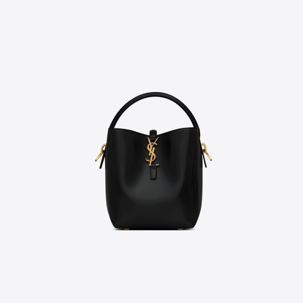 [스페셜오더]YSL-749036 생 로랑 블랙 LE 37 스몰 버킷 백 17cm