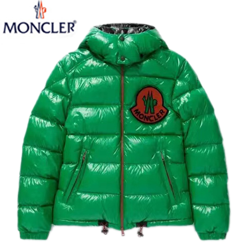 MONCLER-12152 몽클레어 그린 패치 장식 패딩 남여공용