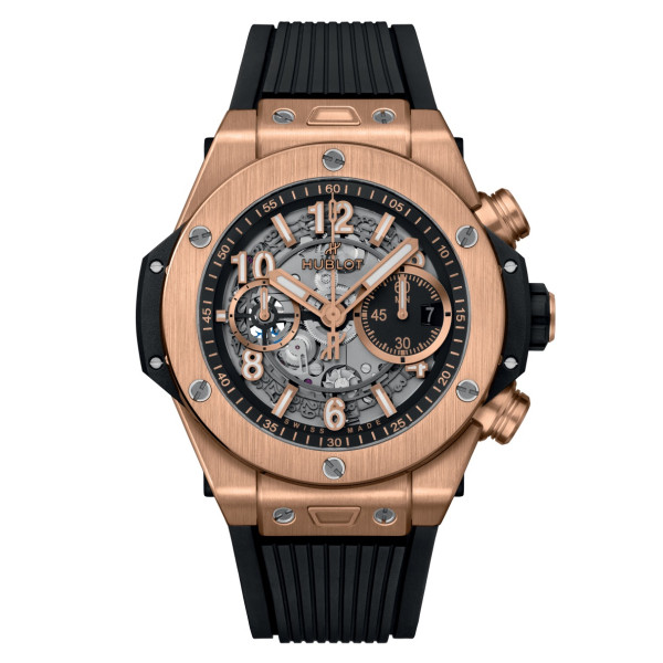 [스페셜오더][BBF]Hublot-빅뱅 유니코 18K 킹 골드 레플리카 워치 44mm 1:1 Best Edition - 421.OX.1180.RX