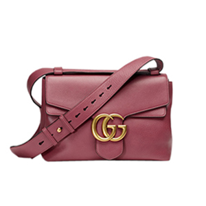 [스페셜오더]GUCCI-401173 6437 구찌 GG Marmont 가죽 메신저 백 앤틱 로즈