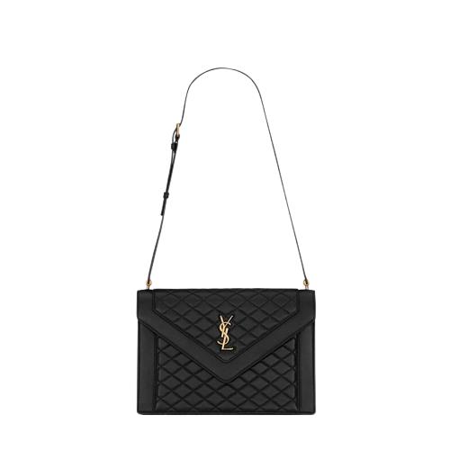 [스페셜오더]SAINT LAURENT-668863 생 로랑 블랙 골드 GABY 사첼 백 26CM