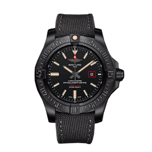 [스폐셜오더]BREITLING-1026B 브라이틀링 어밴져 블랙 버드 블랙 카본 티타늄 44mm 