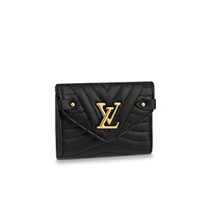 [스페셜오더]LOUIS VUITTON-M63427 루이비통 블랙 송아지 가죽 뉴 웨이브 컴팩트 월릿