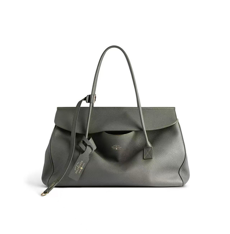 [스페셜오더]BALENCIAGA-826419 발렌시아가 카프스킨 여성 캐리 캐리 올 백 카키