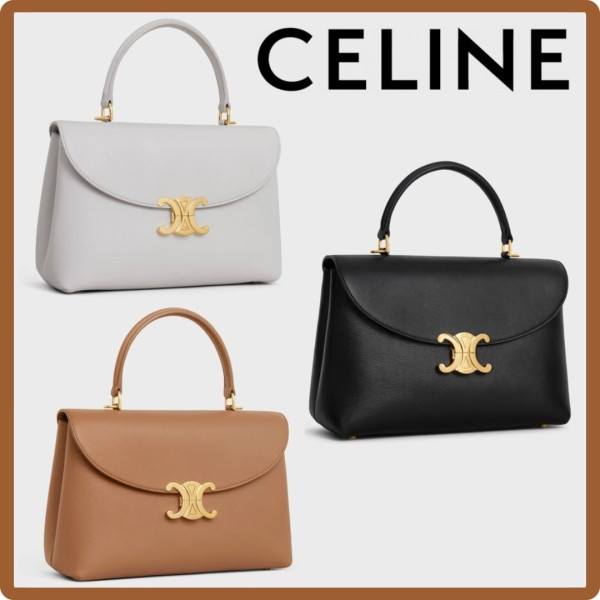 [스페셜오더]CELINE-117523 셀린느 카프스킨 미디엄 NINO/니노 탑 핸들백 25cm I 3컬러