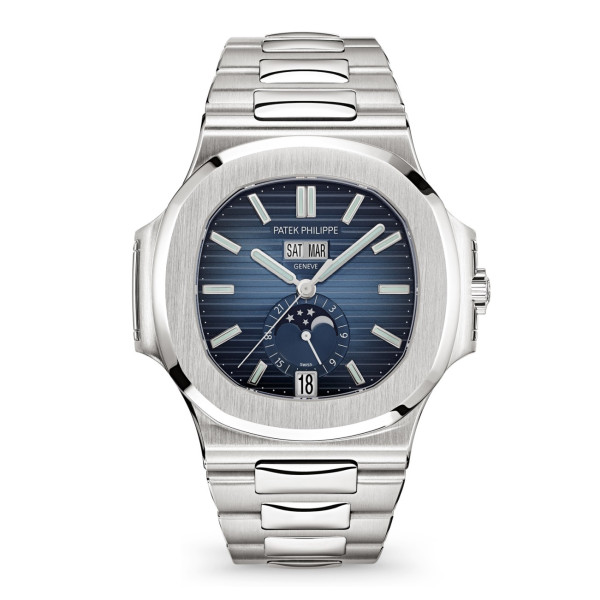 [스페셜오더][PPF]Patek Philippe-노틸러스 애뉴얼칼린더 or 문페이스 블루 40.5mm SS 1:1 Best Edition - 5726/1A-014