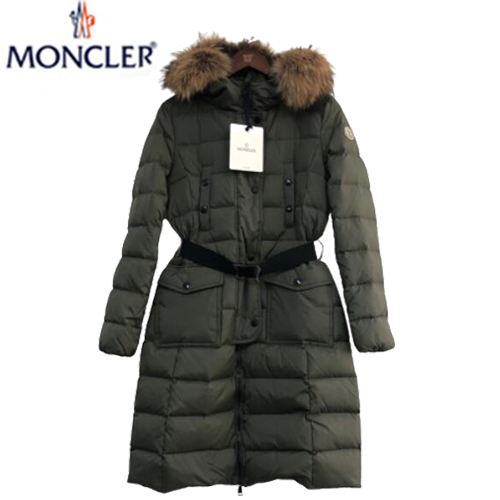 MONCLER-11092 몽클레어 카키 나일론 롱 패딩 여성용