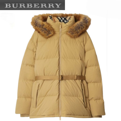 BURBERRY-80998971 버버리 플랙스 쇼트 나일론 퍼퍼 코트 여성용