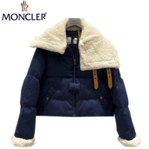 MONCLER-09172 몽클레어 네이비 시어링 패딩 여성용