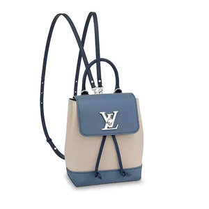 [스페셜오더]LOUIS VUITTON-M55017 루이비통 송아지 가죽 Bleu Jean 락미 백팩 미니