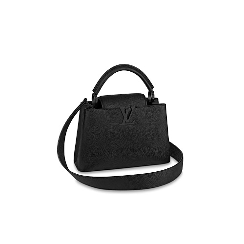 [스페셜오더]LOUIS VUITTON-M55855 루이비통 블랙 토뤼옹 가죽 카퓌신 BB