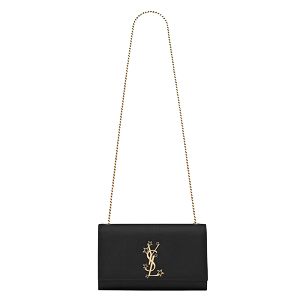 [스폐셜오더]SAINT LAURENT-354021 생로랑 블랙 금장 인터로킹 스타 YSL 시그니처 클래식 고메트 체인 숄더 백 