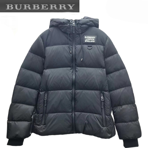 BURBERRY-10163 버버리 블랙 나일론 패딩 남성용