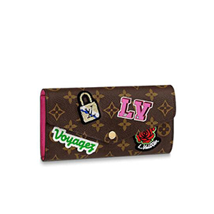 [스페셜오더]LOUIS VUITTON-M63318 루이비통 모노그램 트래블 스티커 장식 사라 월릿