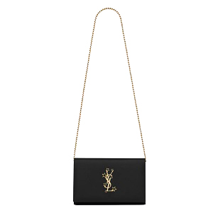 [스폐셜오더]SAINT LAURENT-447933 생로랑 블랙 인터로킹 스타 YSL 시그니처 모노그램 체인 플랩 프론트 지갑 