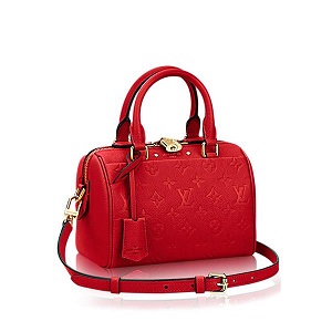 [스페셜오더]LOUIS VUITTON-M42395 루이비통 모노그램 앙프렝뜨 스피디 반둘리에 20 Cherry 