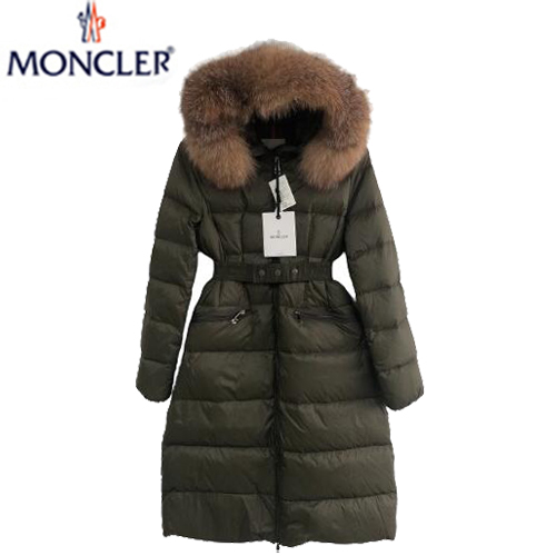 MONCLER-11094 몽클레어 카키 나일론 롱 패딩 여성용