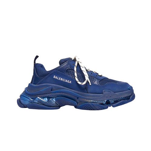 BALENCIAGA-541624 발렌시아가 블루 파시피크 TRIPLE S 클리어 솔 스니커즈 남여공용