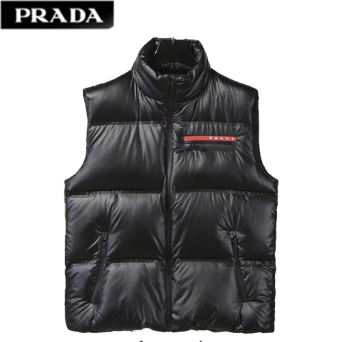 PRADA-09294 프라다 블랙 패딩 조끼 남성용