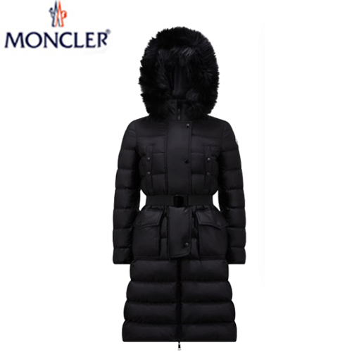 MONCLER-J20931 몽클레어 블랙 Khloe 롱 다운 재킷 여성용