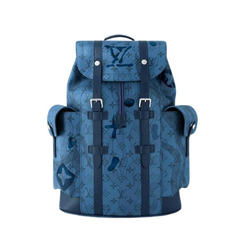 [스페셜오더]LOUIS VUITTON-M22636 루이비통 어비스 블루 모노그램 아쿠아가든 크리스토퍼 백팩 MM