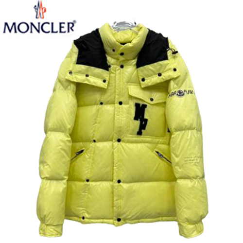 MONCLER-11076 몽클레어 옐로우 아플리케 장식 패딩 남여공용