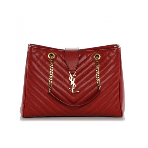 [스페셜오더]SAINT LAURENT-188839 생 로랑 레드 YSL 모노그램 카산드라 체인 숄더 백 #입생로랑레플리카