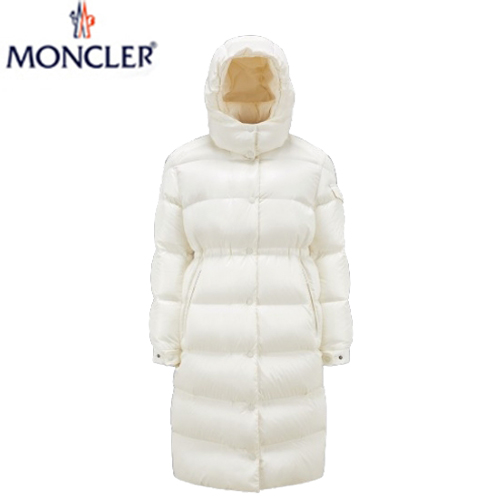 MONCLER-J20931 몽클레어 화이트 Cavettaz 롱 다운 재킷 여성용