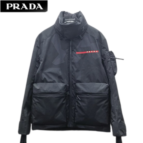 PRADA-09228 프라다 블랙 나일론 패딩 남성용