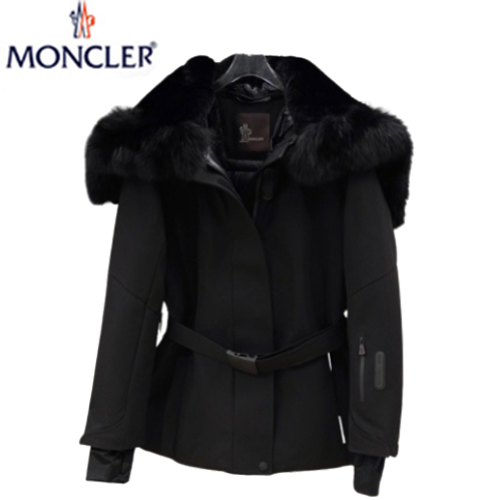 MONCLER-09258 몽클레어 블랙 나일론 파카 여성용